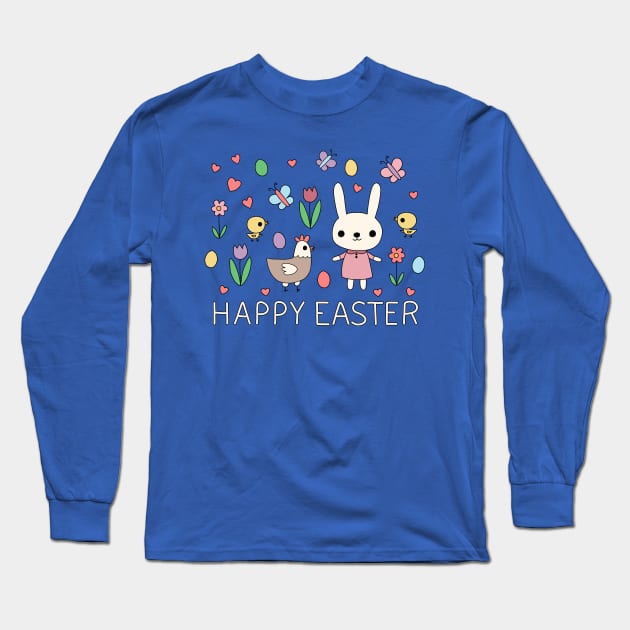 Easter Long Sleeve T-Shirt by valentinahramov